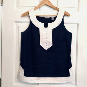 Liz Claiborne black and white top